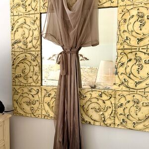 Komarov Brown Gown ~ Small